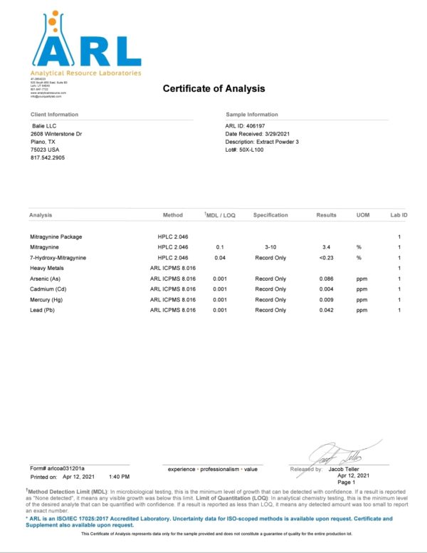 certification-of-analysis